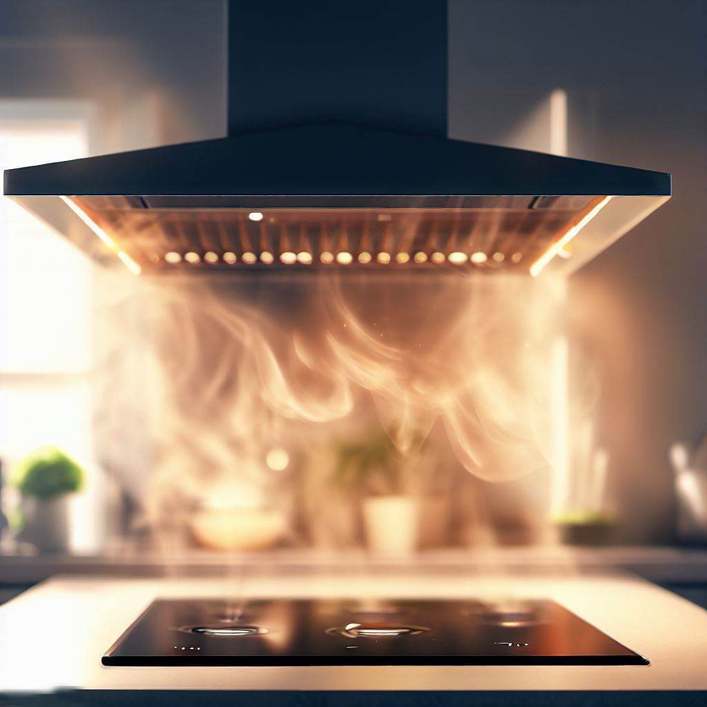 Eliminate unpleasant odors from your kitchen with a range hood. 
